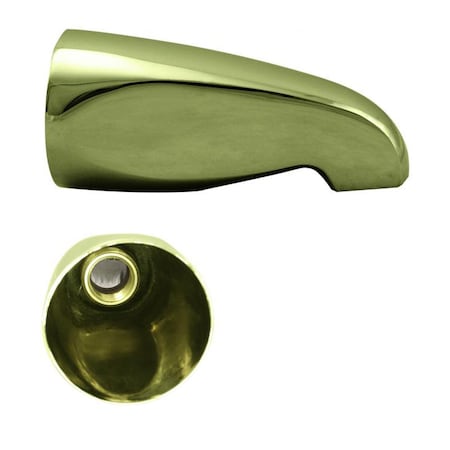 Westbrass Standard 5-1/2" Tub Spout in Polished Brass D310-01